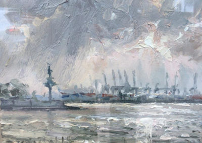 Hamburg Hafen, 24x30 cm